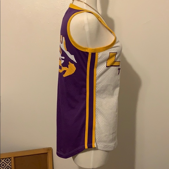 Mesh LSU tank top, size L, GUC - Picture 4 of 5